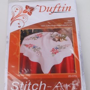 ΚΙΤ Σταμπωτό τραπεζομάντηλο Duftin