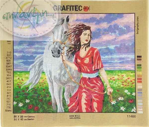 Κεντήματα κορνίζας Grafitec 11486