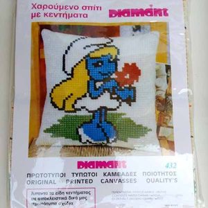 ΚΙΤ Μαξιλάρι Στρουμφάκι 45x45 - Diamant 432