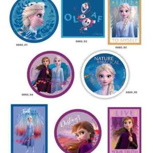 6860.jpg Θερμοκολλητικά μοτίφ (Iron-on patches) Frozen II, Κωδ. 6860