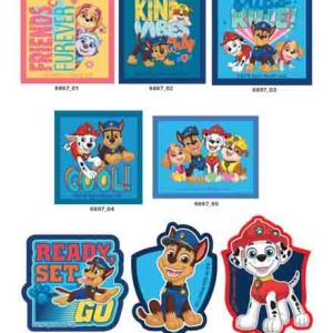 Θερμοκολλητικά μοτίφ (Iron-on patches) Paw Patrol Κωδ. 6897
