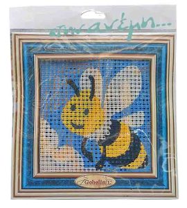 ΚΙΤ Παιδικό κέντημα GobelinL 20×20 - Art 06.1 Bee