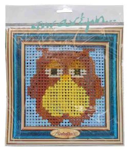 ΚΙΤ Παιδικό κέντημα GobelinL 20×20 - Art 06.45 Owl