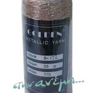 Golden Metallic Yarn 9-132