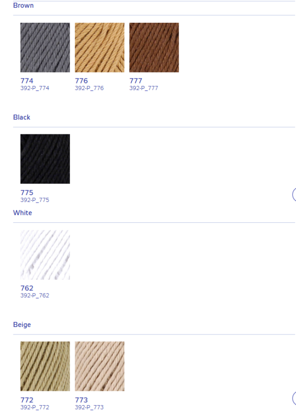 Happy Cotton Brown Black White Beige