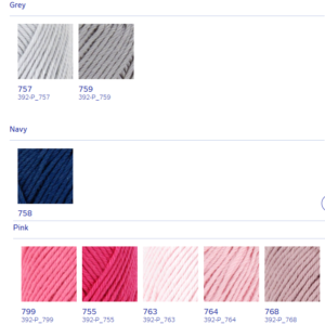 Happy Cotton Grey Navy Pink