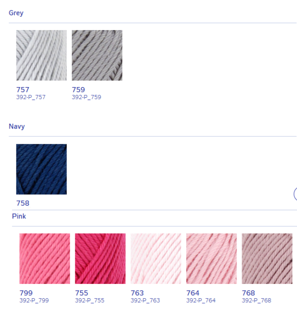 Happy Cotton Grey Navy Pink