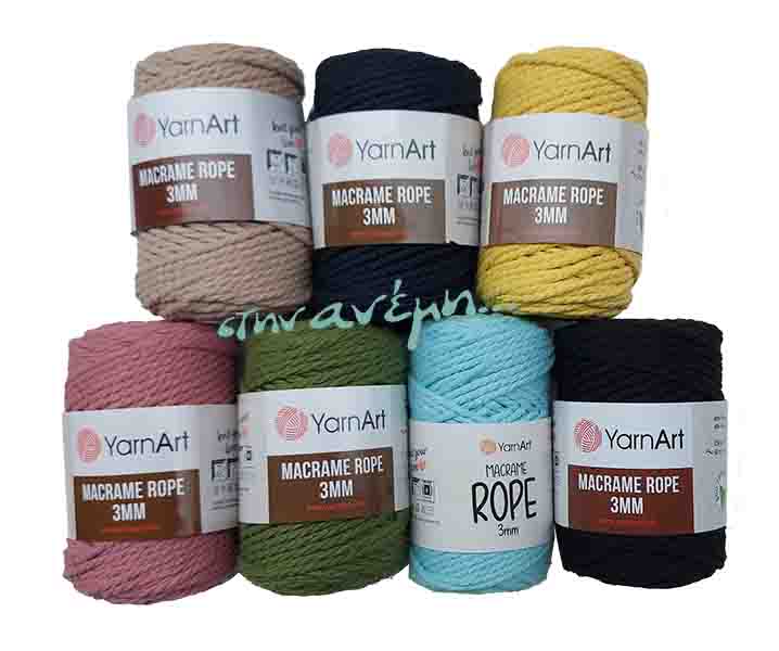 Macrame Rope 3mm - Yarn Art
