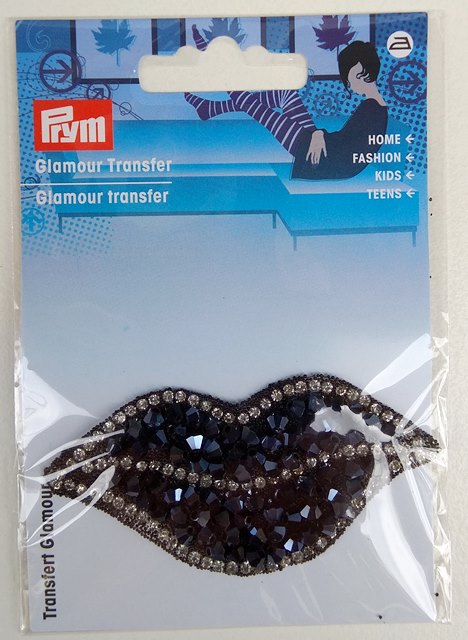 Θερμοκολλητικά μοτίφ (Iron-on patches) – Prym – Mouth, transfer glamour (926669)