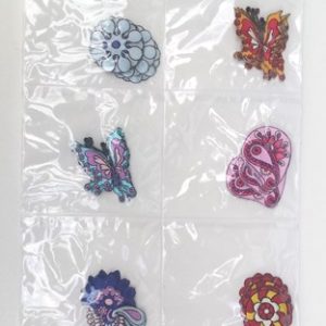 Θερμοκολλητικά μοτίφ (Iron-on patches) Πεταλούδες Κωδ. 1510