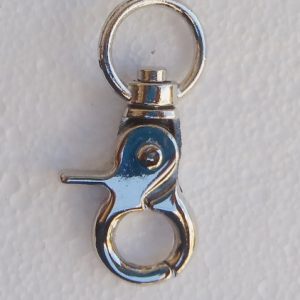 Κούμπωμα ασφαλείας Γάντζος - Παπαγαλάκι (Snap Hook), Νίκελ