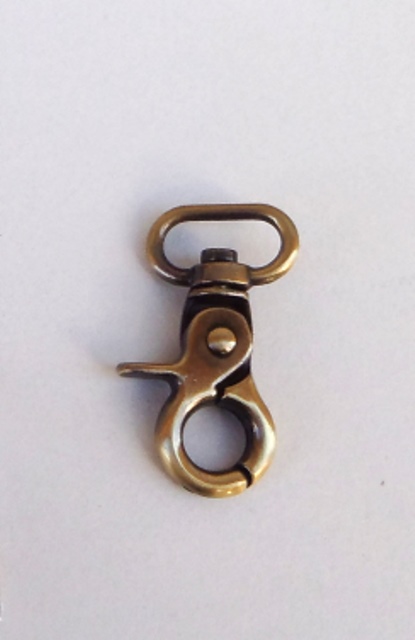 Κούμπωμα ασφαλείας Γάντζος – Παπαγαλάκι (Snap Hook), Bronze