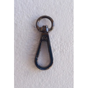 Κούμπωμα ασφαλείας Γάντζος (Snap Hook), ζευγάρι, Black Nickel