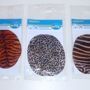OLYMPUS DIGITAL CAMERA Θερμοκολλητικά μπαλώματα (Iron-on Patches) επιαγκώνια, Λεοπάρ.