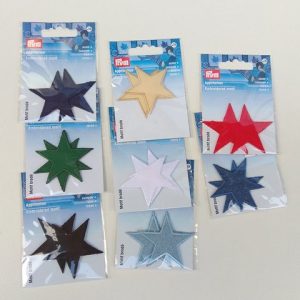 Θερμοκολλητικά μοτίφ (Iron-on patches) Κεντητό Αστέρι - Prym  