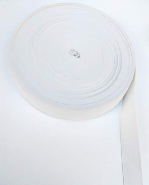 Λάστιχο ραπτικής Λευκό 40 mm (Rubber sewing tape)