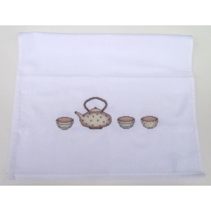Ποτηρόπανο - embroidered kitchen towel