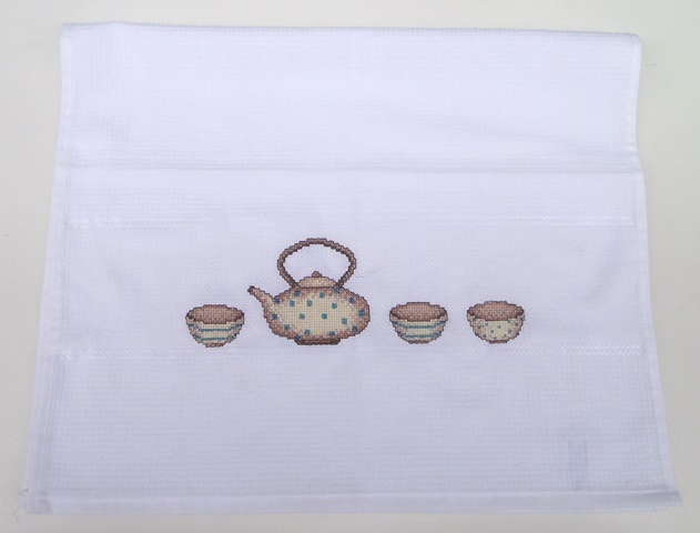 Ποτηρόπανο - embroidered kitchen towel