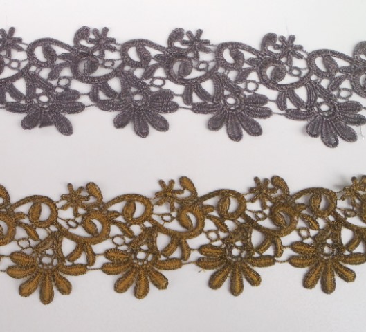 Τρέσα κεντήματος (braid embroidery) 333, Χρυσό & Ασημί