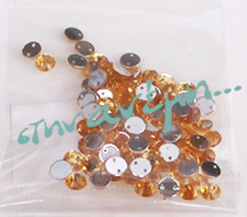 Χάντρα Στρας 5mm Χρυσό