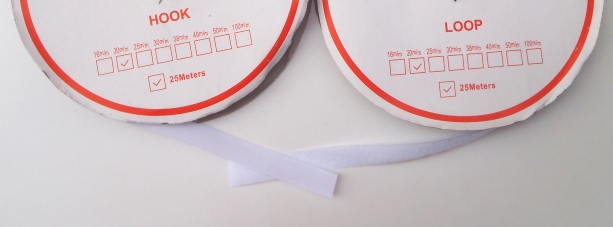 Βέλκρο (Hook & Loop fastener) - Ραφτό 20mm