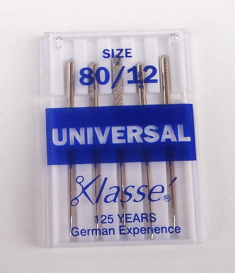Βελόνες ραπτομηχανής γενικής χρήσης 80/12 – UNIVERSAL Sewing Machine Needles – Klasse