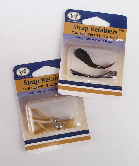 Στηρίγματα τιράντας για αμάνικα (Strap retainers) - Πεταλούδα
