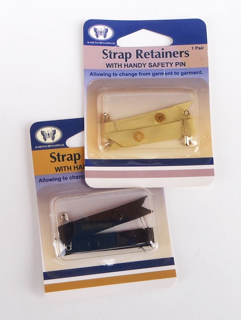 Στηρίγματα με παραμάνα (Strap retainers with handy safety pins) - Πεταλούδα