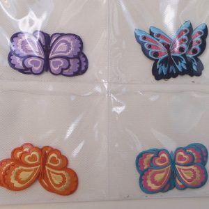 Θερμοκολλητικά μοτίφ (Iron-on patches) Πεταλουδίτσες Κωδ. 144