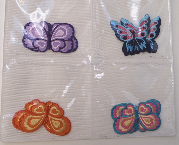 Θερμοκολλητικά μοτίφ (Iron-on patches) Πεταλουδίτσες Κωδ. 144