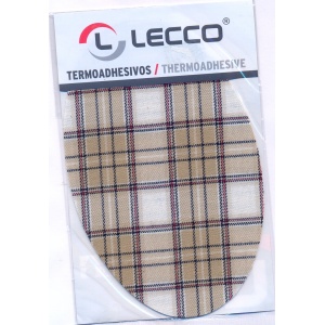 Θερμοκολλητικά μπαλώματα (Thermoadhesive) επιαγκώνια, καρό