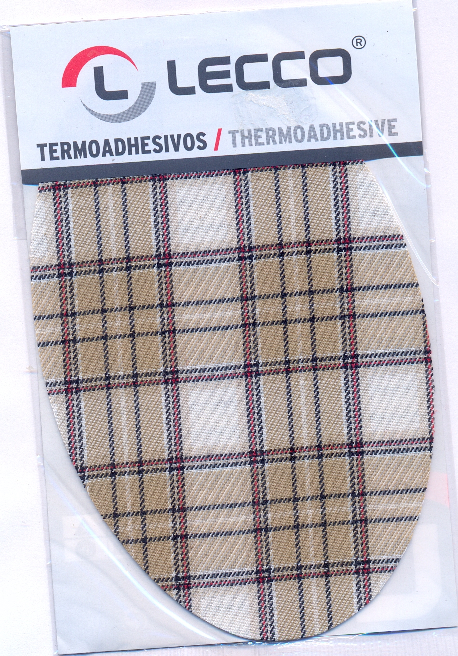 Θερμοκολλητικά μπαλώματα (Thermoadhesive) επιαγκώνια, καρό