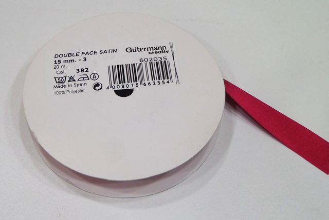 Κορδέλες (Ribbons) Σατέν διπλής όψης 15mm - Gutermann creativ