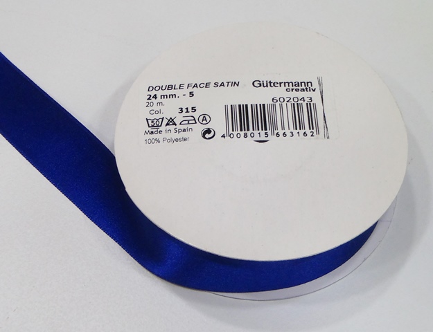 Κορδέλες (Ribbons) Σατέν διπλής όψης 24mm - Gutermann creativ
