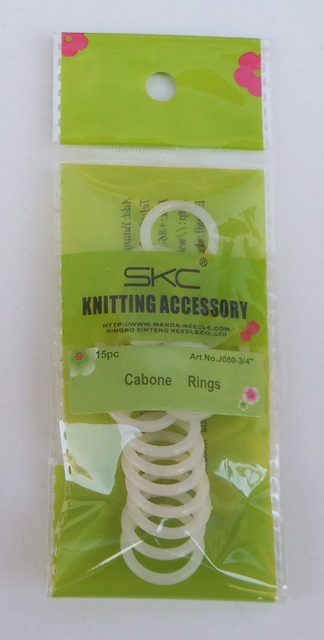 Κρικάκια πλεξίματος πλαστικά (Rings) Ø 3/4 in. (19mm) - SKC