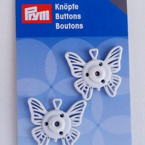 Σούστες μεταλλικές (buttons) Πεταλούδα, Ø 25 mm – Prym