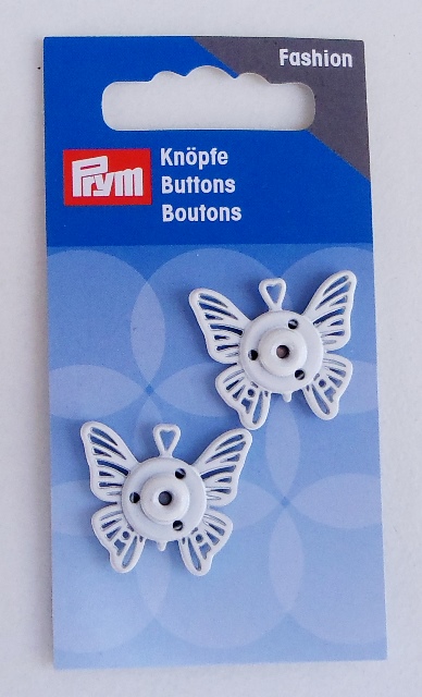 Σούστες μεταλλικές (buttons) Πεταλούδα, Ø 25 mm – Prym