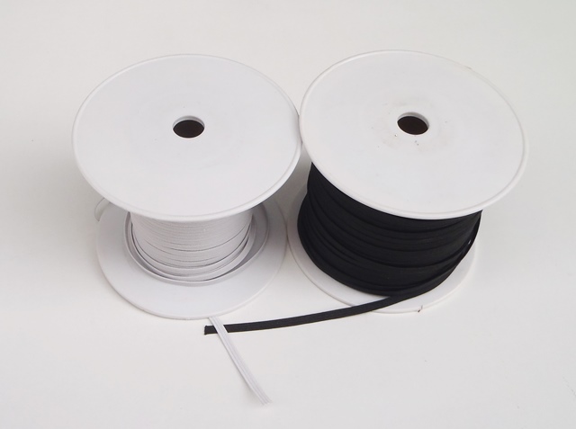 Λάστιχο ραπτικής Λευκό 5 mm (Rubber sewing tape)