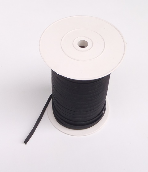 Λάστιχο ραπτικής Μαύρο 8 mm (Rubber sewing tape)