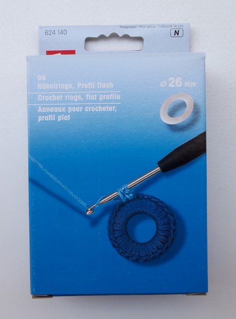 Κρίκοι πλεξίματος Ø 26mm (Crochet Rings) - Prym 624140