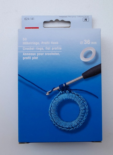 Κρίκοι πλεξίματος Ø 36mm (Crochet Rings) - Prym 624141