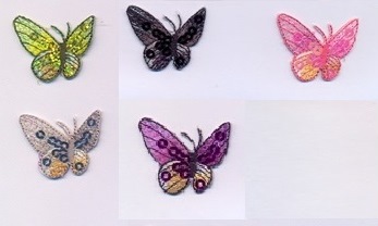 Θερμοκολλητικά μοτίφ (Iron-on patches) Πεταλούδες Butterflies Κωδ. ΕΒ_200