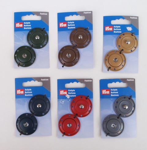 Σούστες μεταλλικές (buttons) Ø 35 mm - Prym
