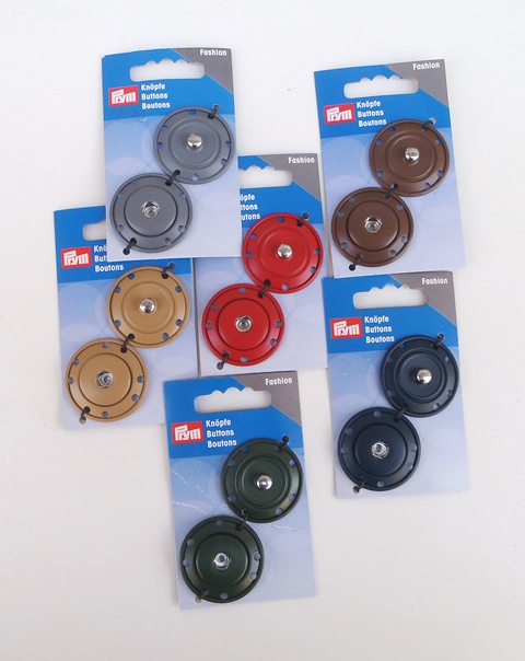 Σούστες μεταλλικές (buttons) Ø 35 mm - Prym