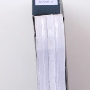 Τρέσα για κουρτίνα (Curtain tape) Λευκή, Συνεχόμενη πιέτα, 45 mm  - NF