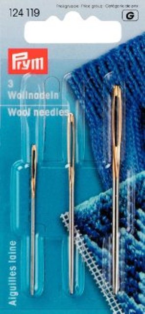 wool-needles.jpg Βελόνες ραφής πλεκτού - Wool Needles - Prym 124119
