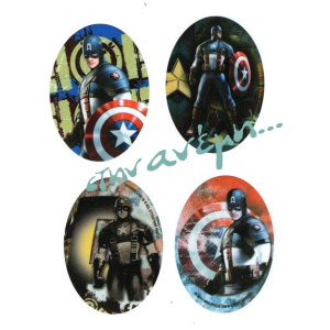 Θερμοκολλητικά μοτίφ (Iron-on patches) Avengers  Κωδ. 6636