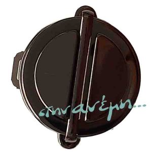 Κούμπωμα Tuck lock Round - Black Nickel