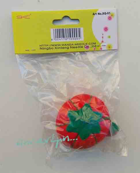 Μαξιλαράκι για καρφίτσες βελόνες (pin cushion), ντομάτα - SKC