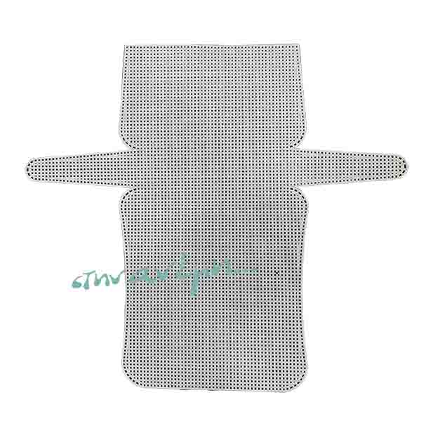 Πλαστικός Καμβάς για τσαντάκι 45.5x41.5 Medium Λευκό Πλαστικός Καμβάς για τσαντάκι 45.5x41.5 Medium Λευκό